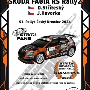 Expresní Doručení Škoda Fabia RS Rally2 - D. Stříteský Č