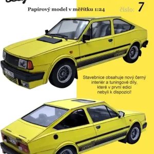 Škoda Rapid 136 (1987) -žlutá Novinka
