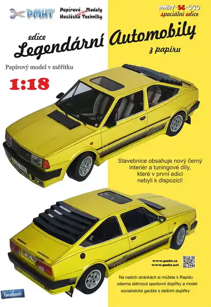 Pouze Dnes Škoda Rapid 136 (1987) - žlutá 1 18