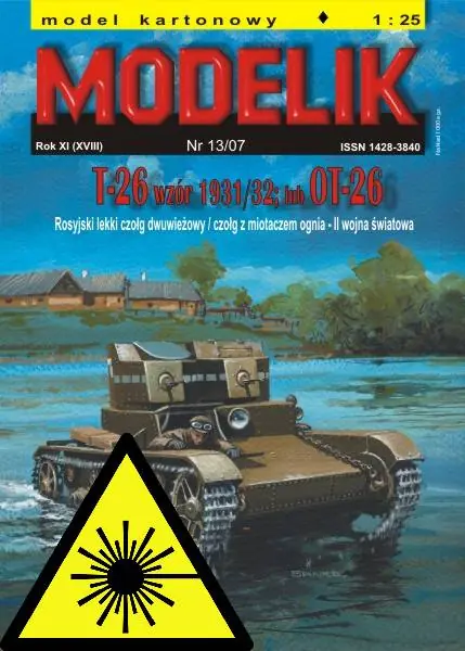 T-26 1931-1932 - Laserové doplňky - kostra, díly kol Přímo Od Výrobce