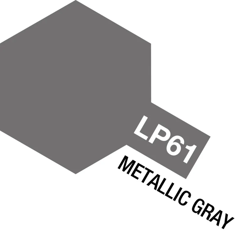 Vysoce Kvalitní Tamiya LP-61 Metallic Gray/Černá met.