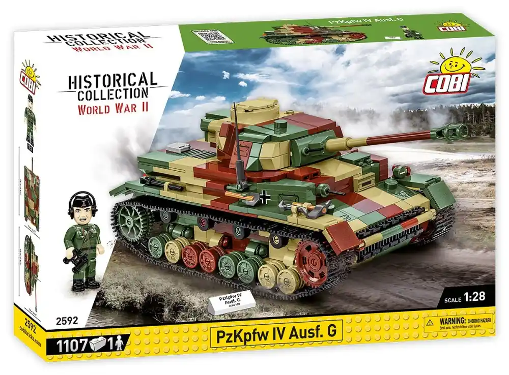 Cenově Výhodný Tank PzKpfw IV Ausf. G WWII - Plastová stavebnice COBI