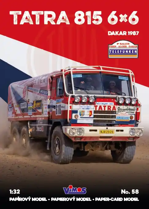 Tatra 815 6x6 - Dakar 1987 Ihned K Objednání