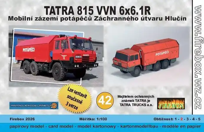 TATRA 815 VVN 6x6.1R - Potápěči Sezónní Sleva