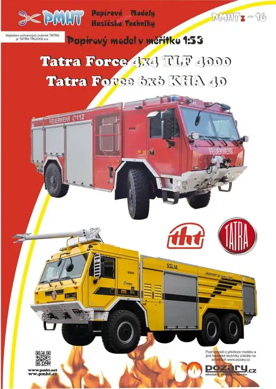 Kup Teď Tatra Force 4x4 TLF 4000 + Tatra Force 6x6 KHA 40