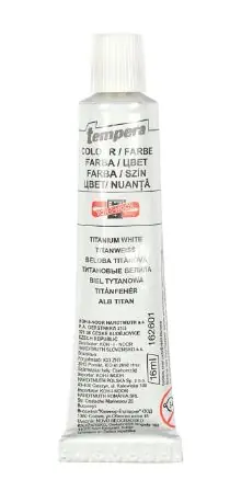 Temperová barva, bílá, 16ml Dokud Zásoby Vydrží