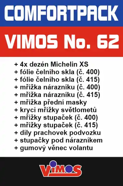 Nejprodávanější Vimos No.62 - 1 25 - Comfort pack