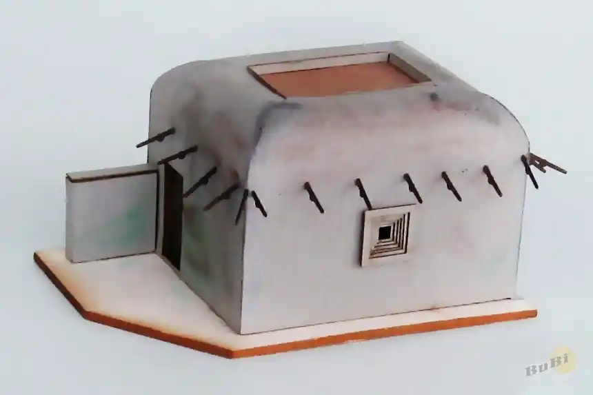 Vojenský bunkr - Měřítko 1 160 Bezpečná Platba