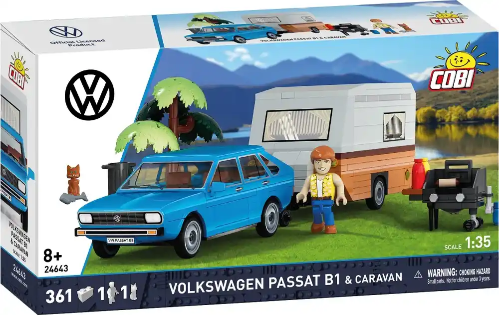 Nejlepší Cena Volkswagen Passat B1 s karavanem - Plastová stavebnice COBI