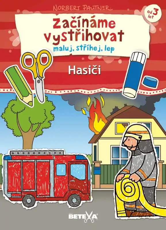 Autentický Začínáme vystřihovat - Hasiči