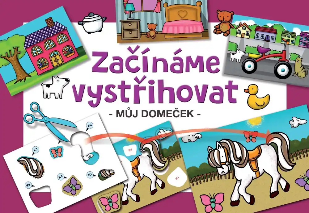 Začínáme vystřihovat - Můj domeček Oblíbený