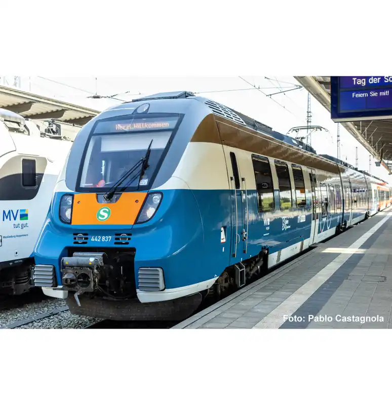 Výprodej Elektrická jednotka se zvukem BR 442 837 5-tlg. S-Bahn Rostock DB AG