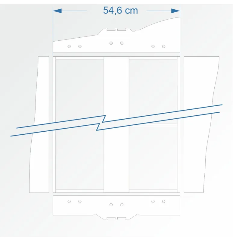 Expresní Doručení Modul rovný dvojkolejný 90 cm – čela 2B96 a 2E99