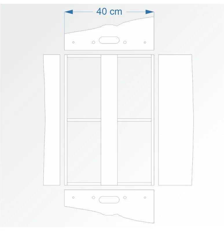 Modul rovný 60 cm – čelo NZ a NZ Výhodná Nabídka