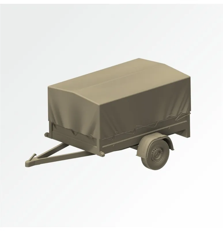 Přívěs za auto s vysokou plachtou Originální