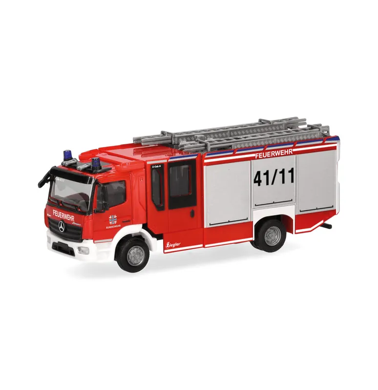 MB Atego 13 Z-Cab Bundesw. FW Sleva