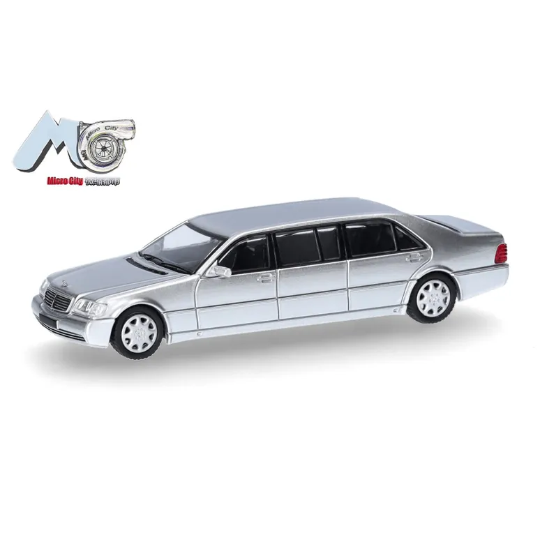MB S600 Pullmann, silber Originální