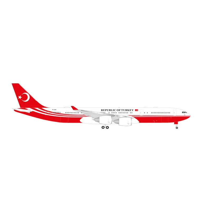 A340-500 Turkey Government Odeslání Ihned
