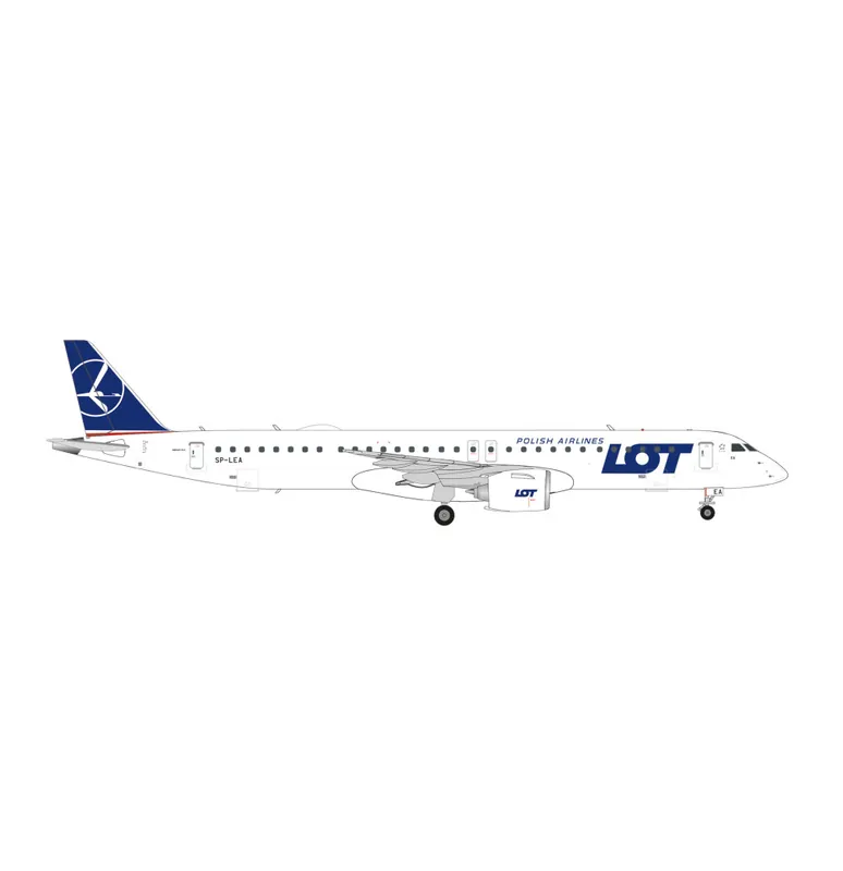 E195-E2 LOT Polish Airlines Vysoce Kvalitní