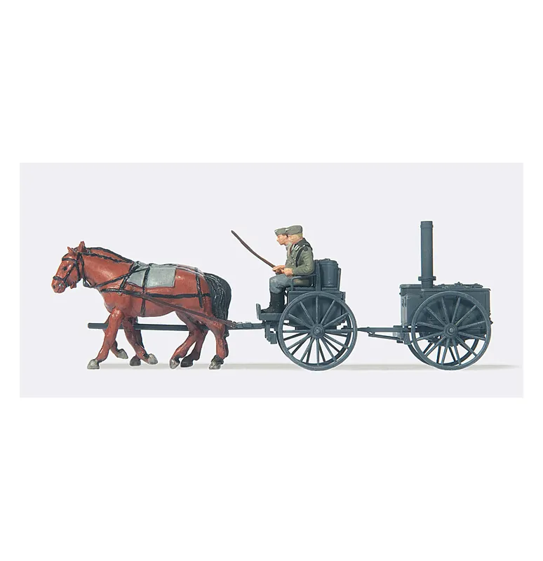 Polní kuchyně s koňským přívěsem - Německo 1939-45 Akce