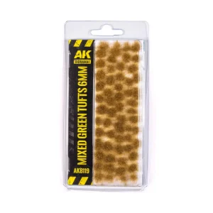 Výprodej Mixed Green Tufts 6 mm