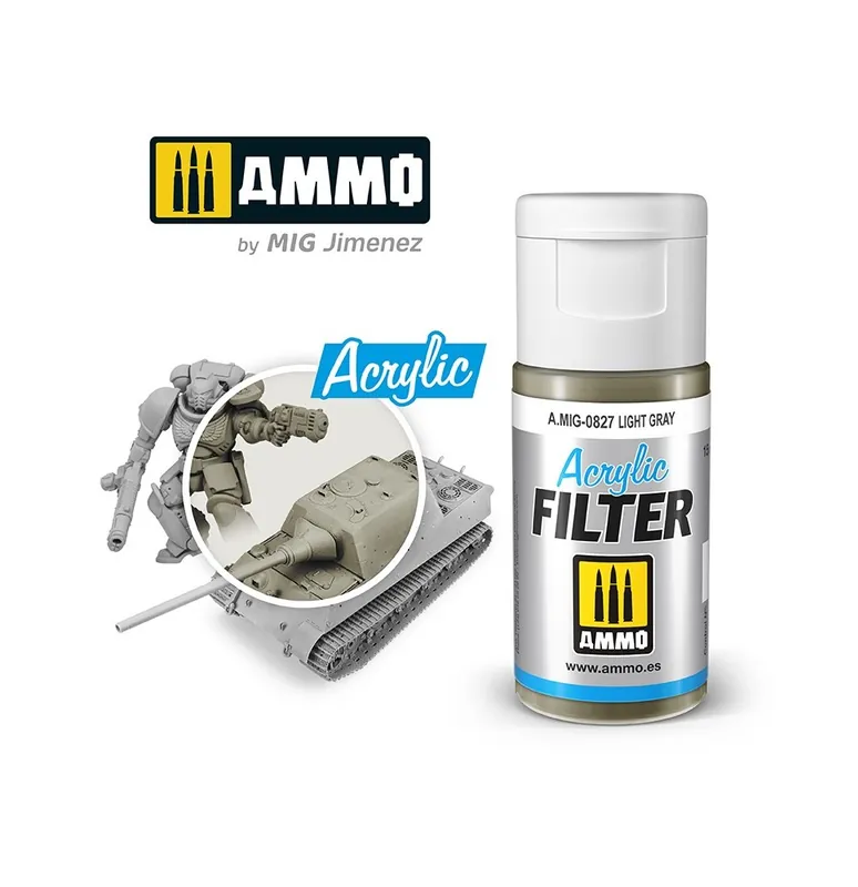 ACRYLIC FILTER Light Gray Super Cena
