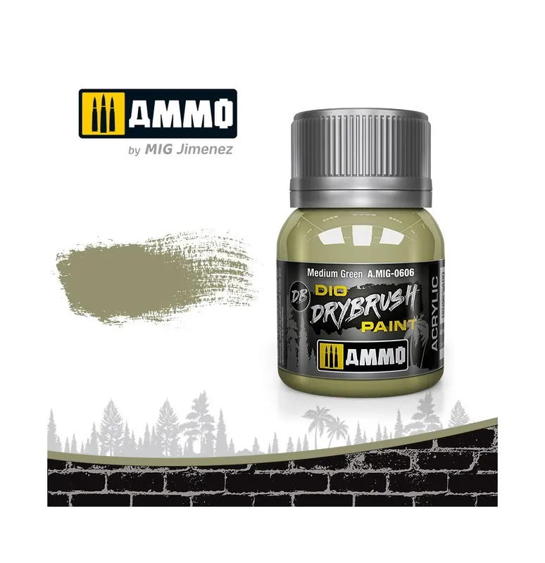 DRYBRUSH Medium Green Cenová Bomba