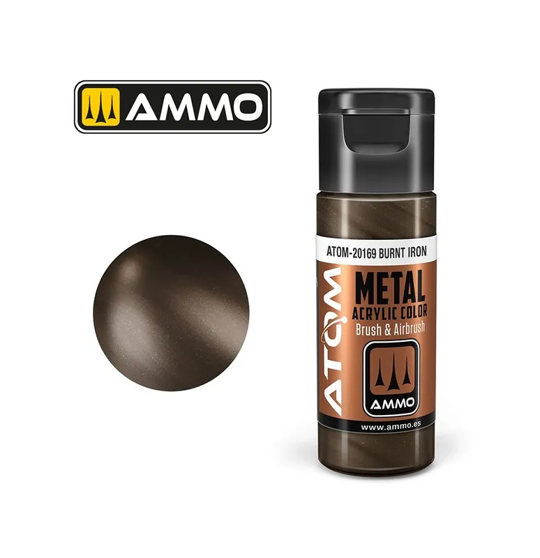 Pouze Dnes ATOM METALLIC Burnt Iron