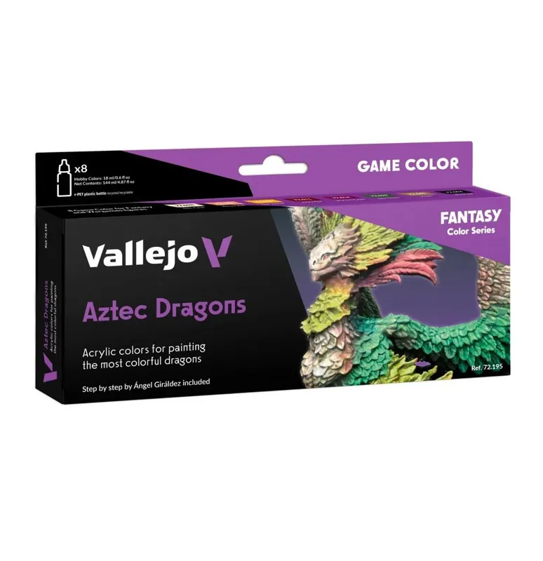 Akční Nabídka Vallejo Game Color - Aztec Dragons Set