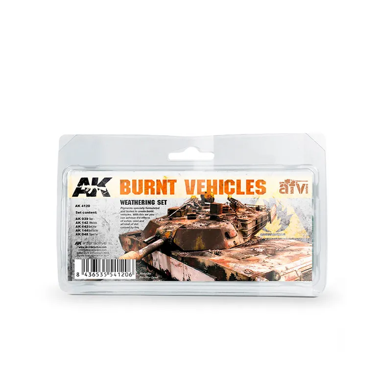 BURNT VEHICLES SET Super Cena
