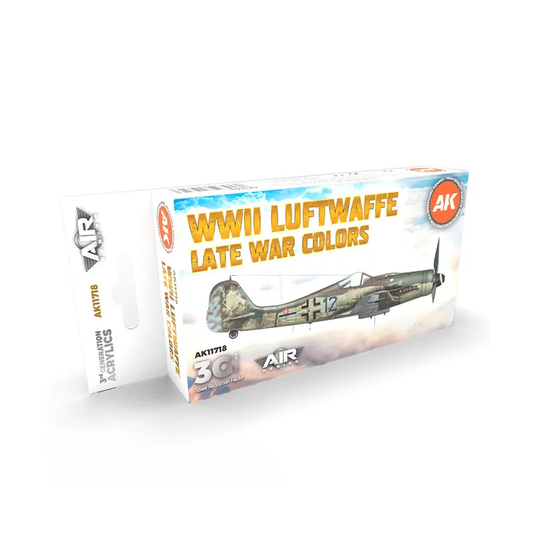 3GEN WWII Luftwaffe Late War Colors SET Sleva