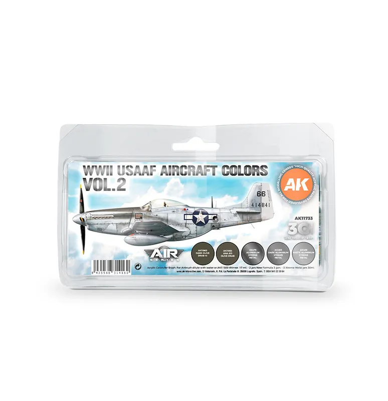 Speciální Cena 3GEN WWII USAAF Aircraft Colors Vol.2 SET