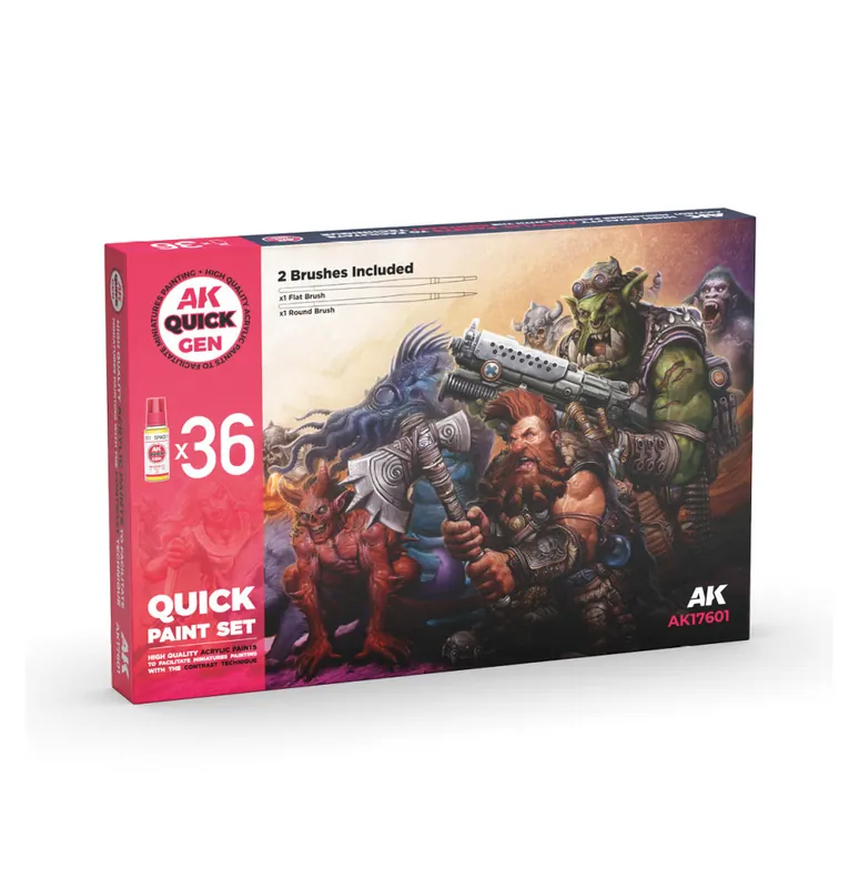 Poslední Šance QUICK GEN SET 36 COLORS (2 BRUSHES)