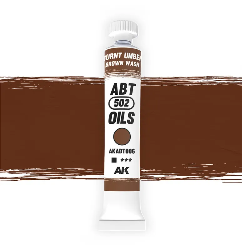 Nejlepší Volba ABT 502 Burnt Umber / Brown wash