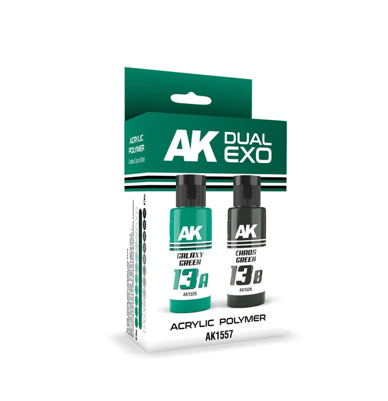 GALAXY GREEN & CHAOS GREEN DUAL EXO Set 13 Odeslání Ihned