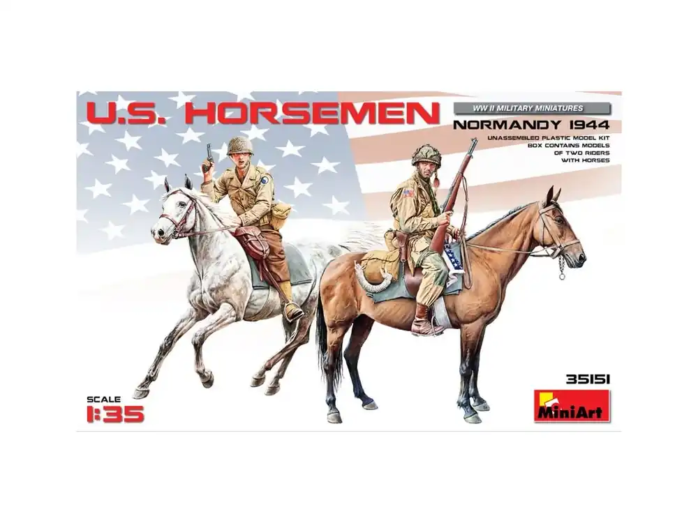 U.S. Horsemen. Normandy 1944 1/35 Zlevněný