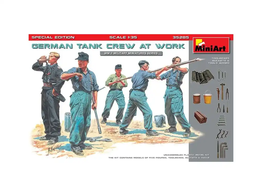 German Tank Crew at Work Special Edition 1/35 Super Cena