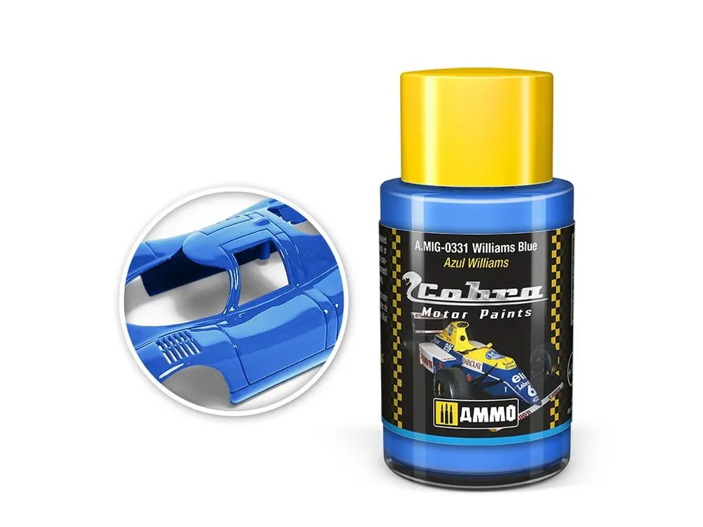 Originální Ammo Cobra Motor Williams Blue 30ml
