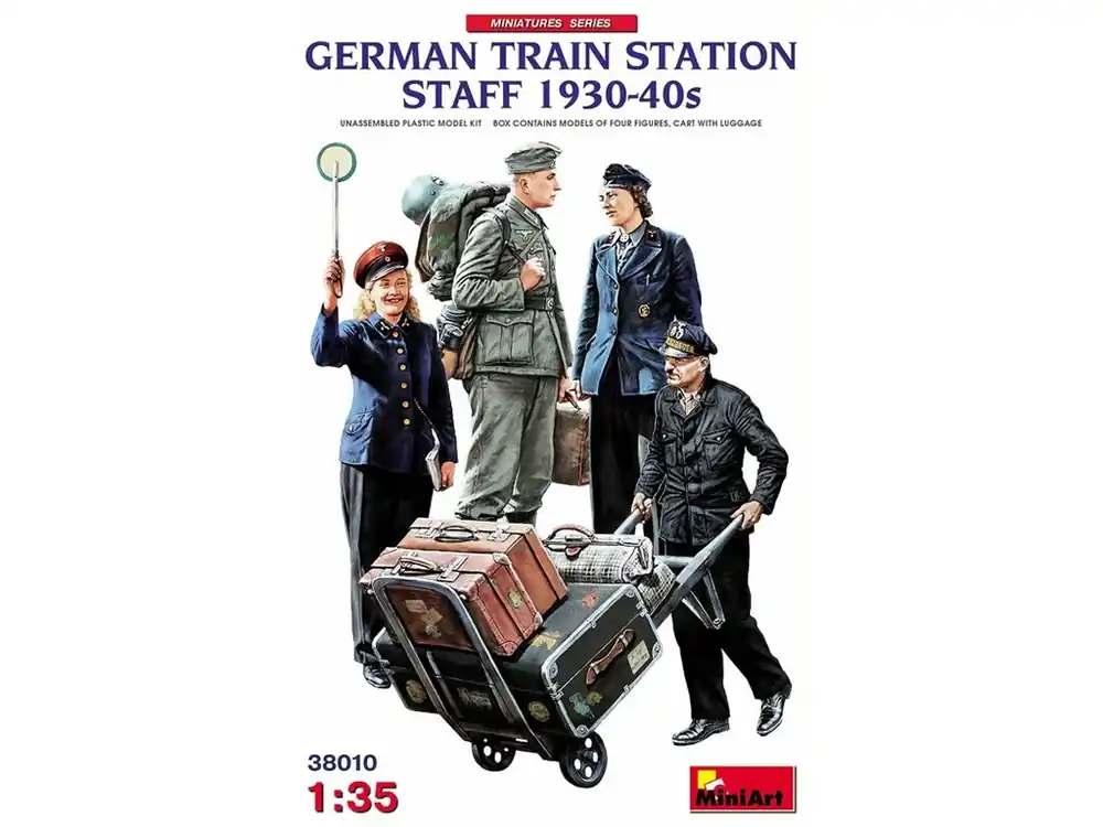 Originální German Train Station Staff 1930-40 1/35