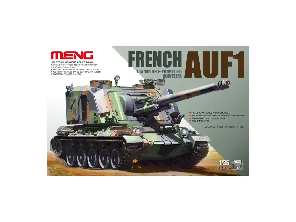 AUF1 155mm French Self-propelled Howitzer 1/35 Přímo Od Výrobce