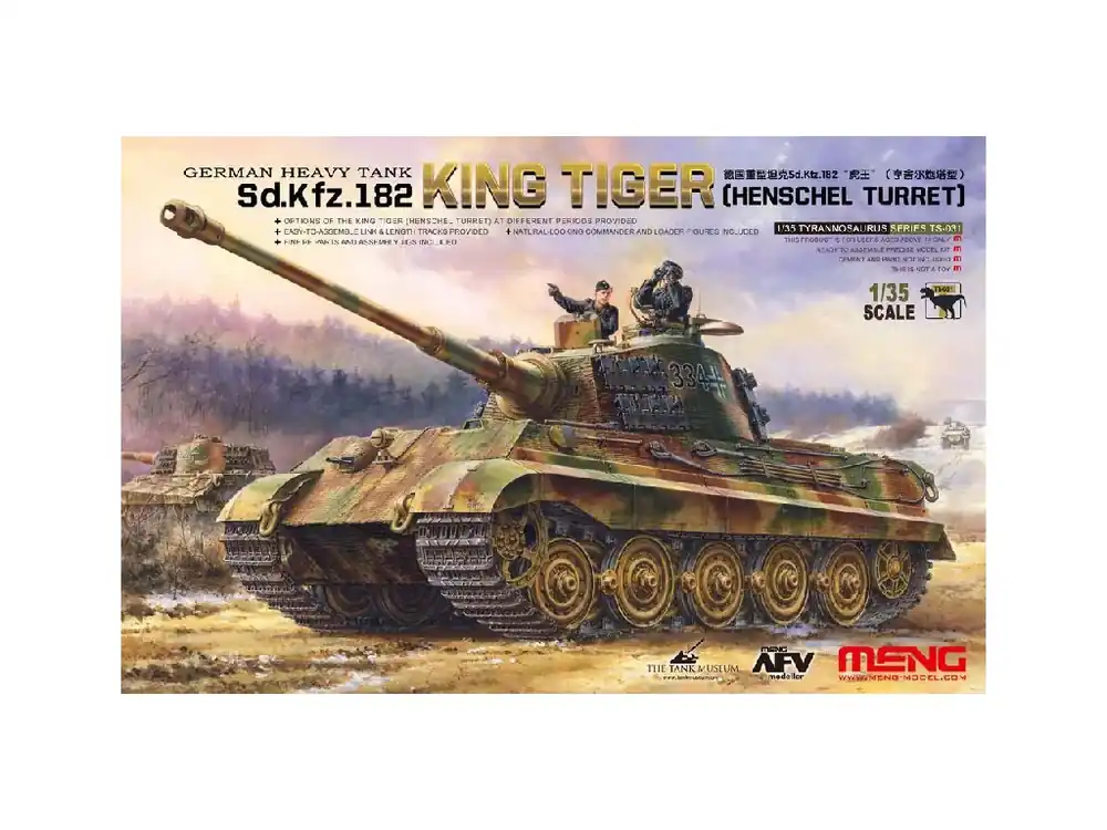 Pz.Kpfw. VI King Tiger (Henschel Turret) Sd.Kfz.182 1/35 Jen Po Omezenou Doba