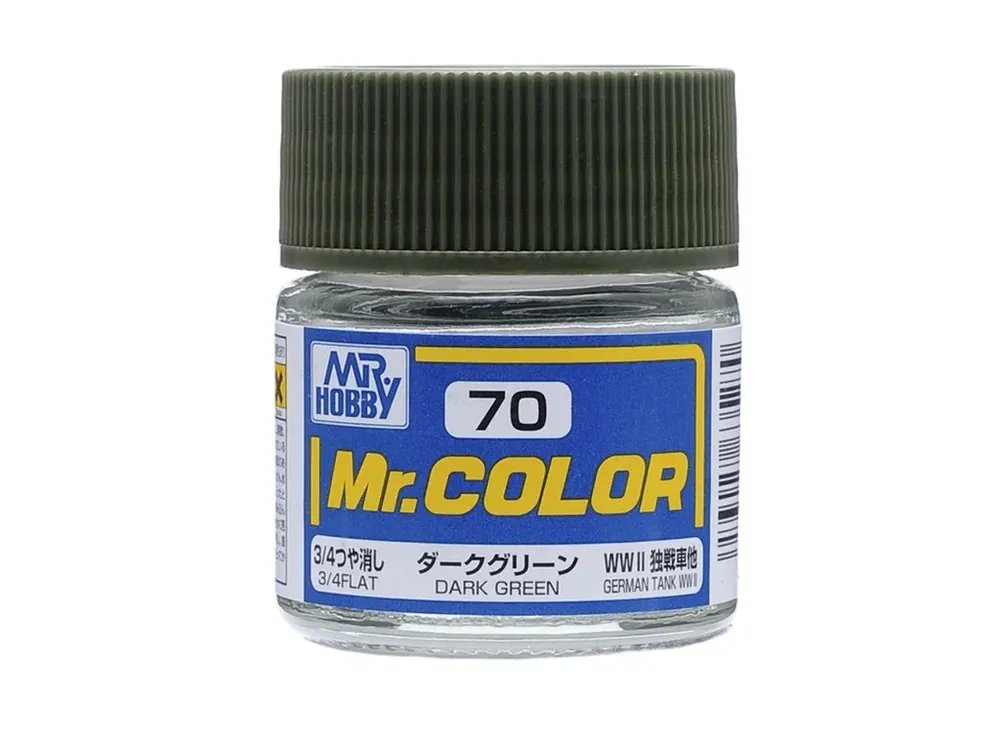 Originální Mr Hobby - Gunze Mr. Color Dark Green 10ml