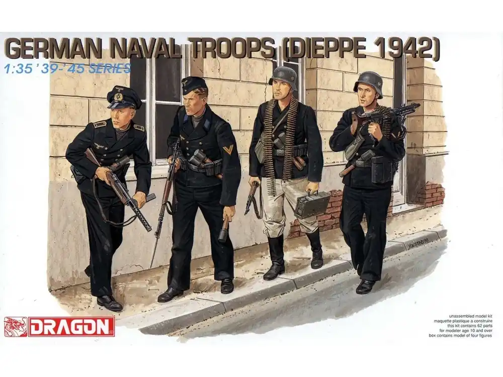 German Naval Troops (Dieppe 1942) 1/35 Nakupujte Hned
