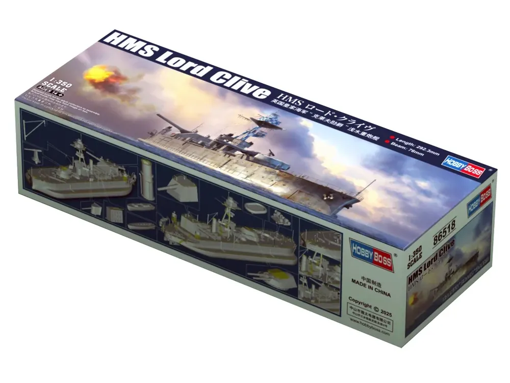 Autentický HMS Lord Clive 1/350