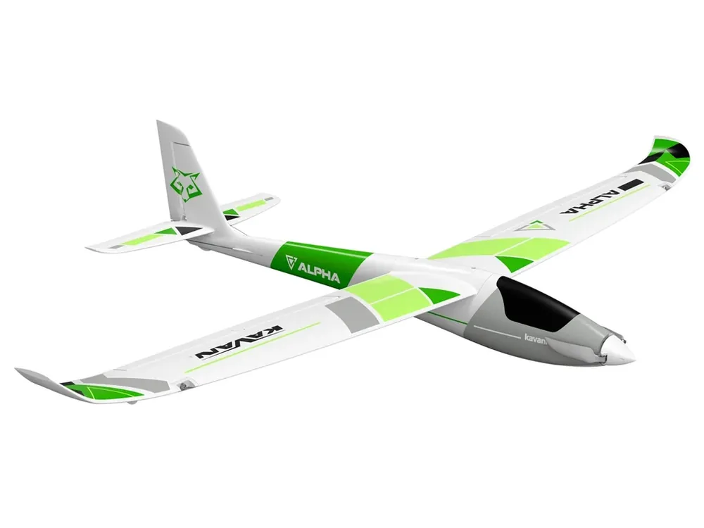 Aktuální Větroň Kavan Alpha 1500 V2 ARF - zelená
