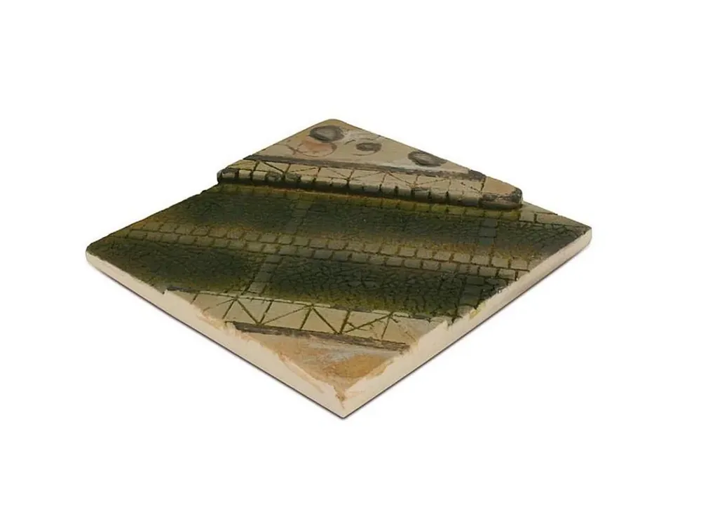 Diorama základ 14x14cm - Cesta a chodník 1/35 Cenová Bomba