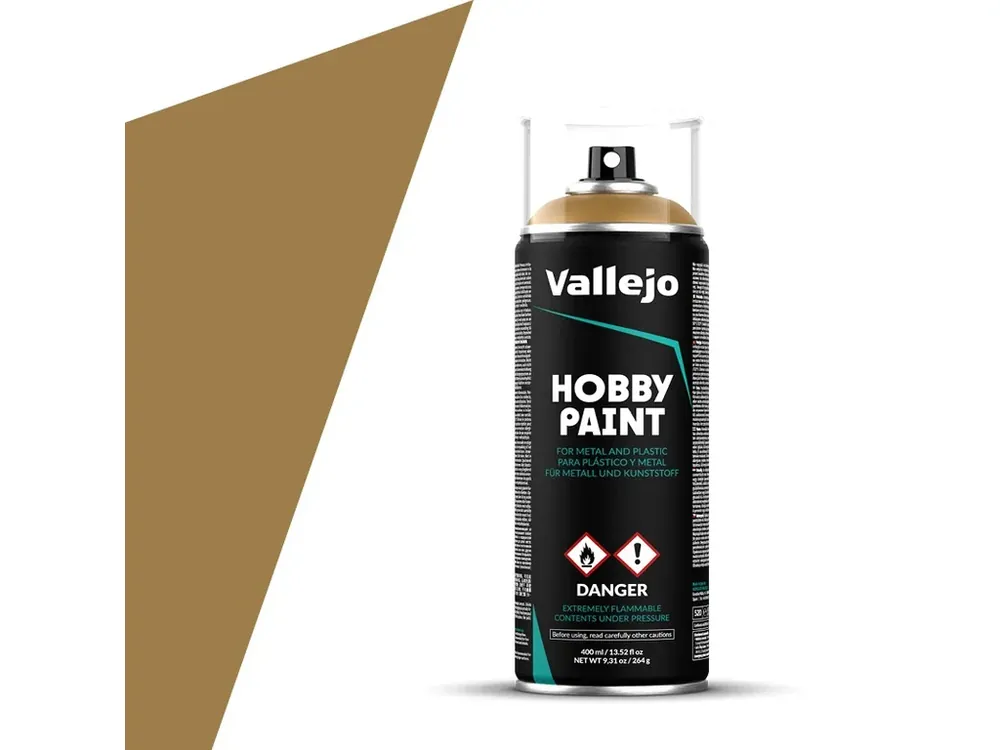 Barva v spreji Vallejo Hobby Paint - Desert Yellow 400ml Sezónní Sleva