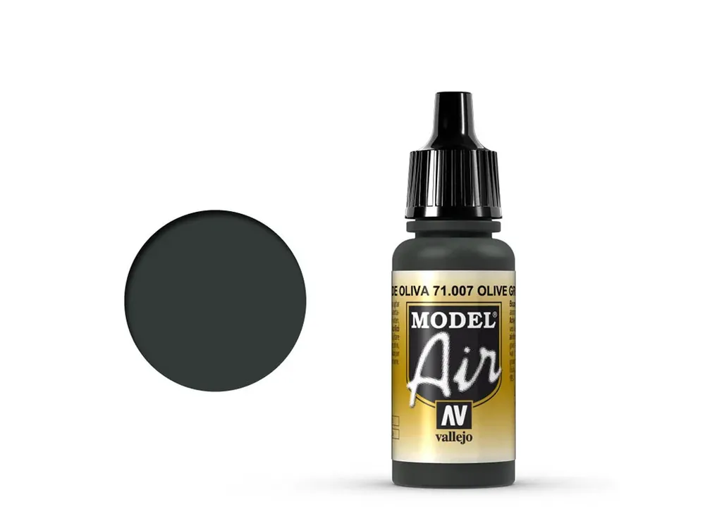 Aktuální Barva Vallejo Model Air - Olive green 17ml