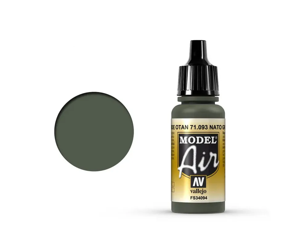 Zlevněný Barva Vallejo Model Air - NATO Green 17ml