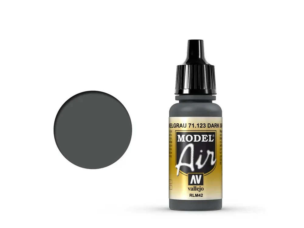 Barva Vallejo Model Air - Dark Grey RLM42 17ml Poslední Šance